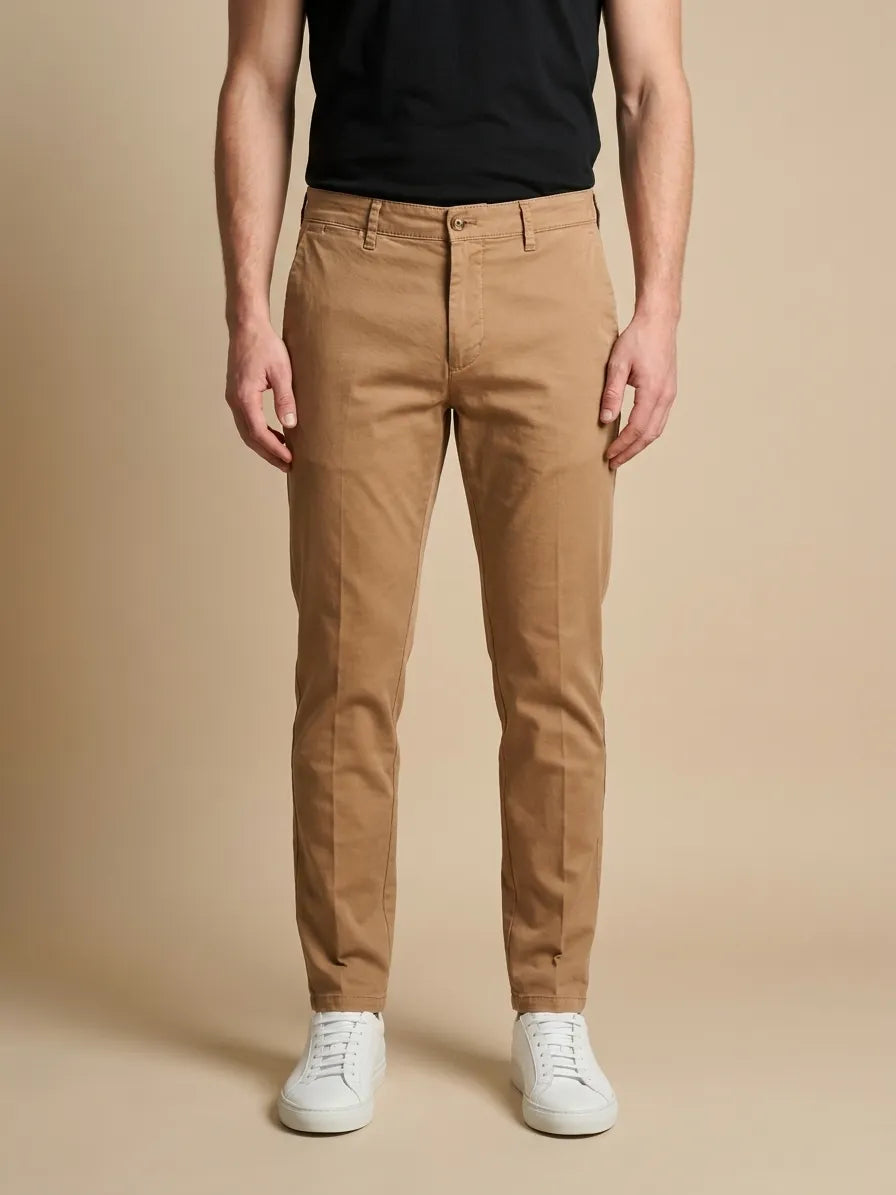 PANTALONE SLIM GABARDINA