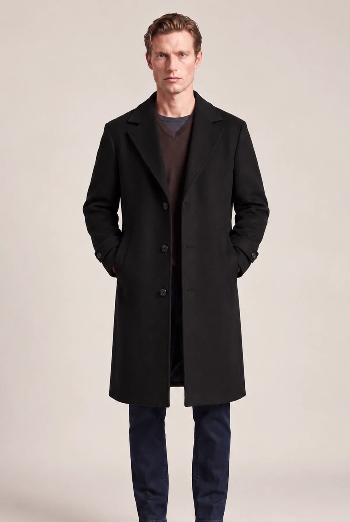 CAPPOTTO RELAXED IN MISTO LANA