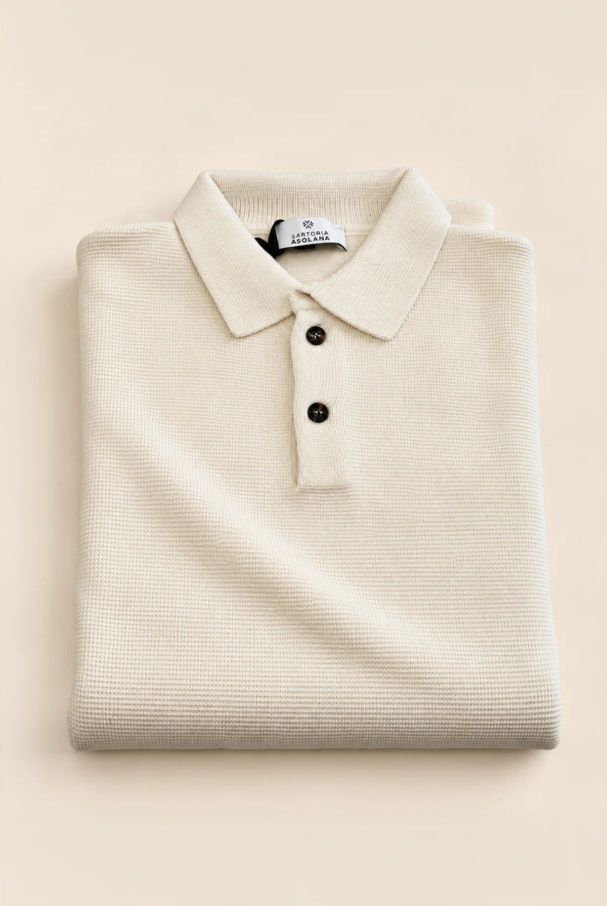 POLO CON BOTTONI DOPPIO FILO