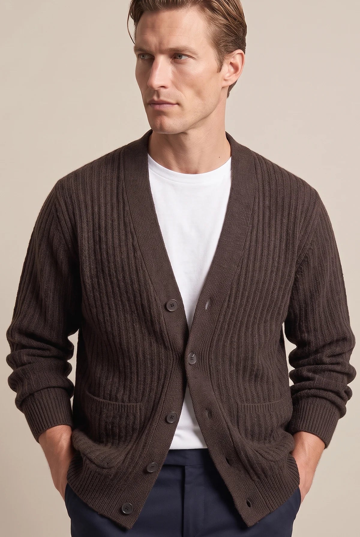 CARDIGAN PESANTE TRAMA