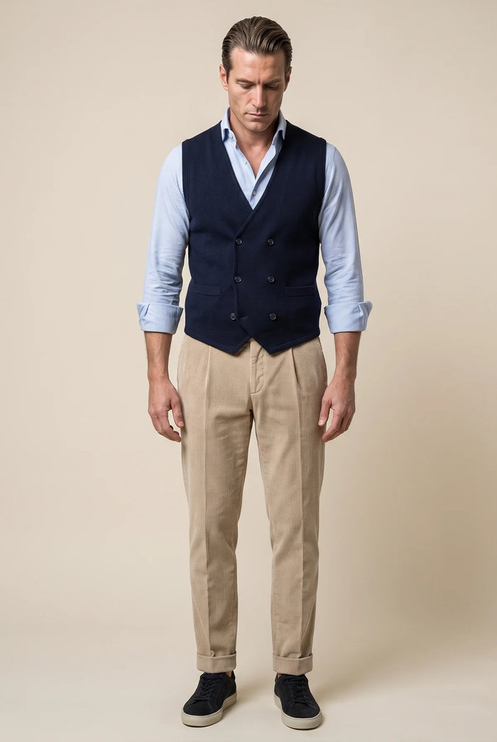 PANTALONE 1 PINCE VELLUTO ROCCIATORE