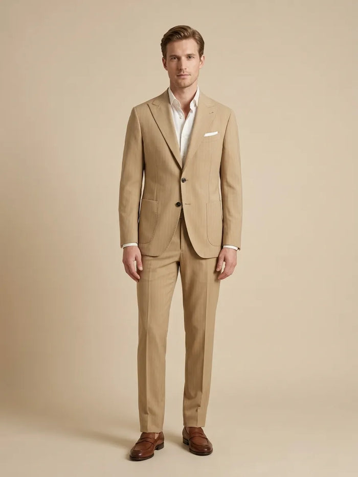 CARDUCCI-ABS111/R ABITO JERSEY GESSATO