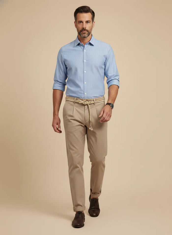 Pantalone in Tela Vela di Cotone