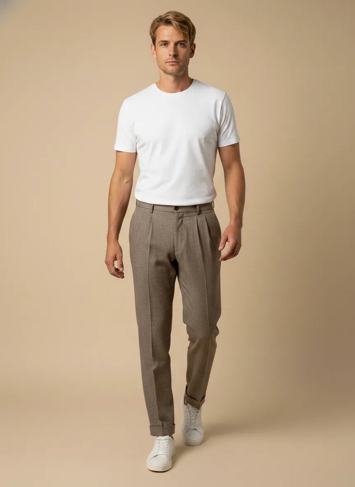 12PA-PA830 PANTALONE COT/LINO RESCA