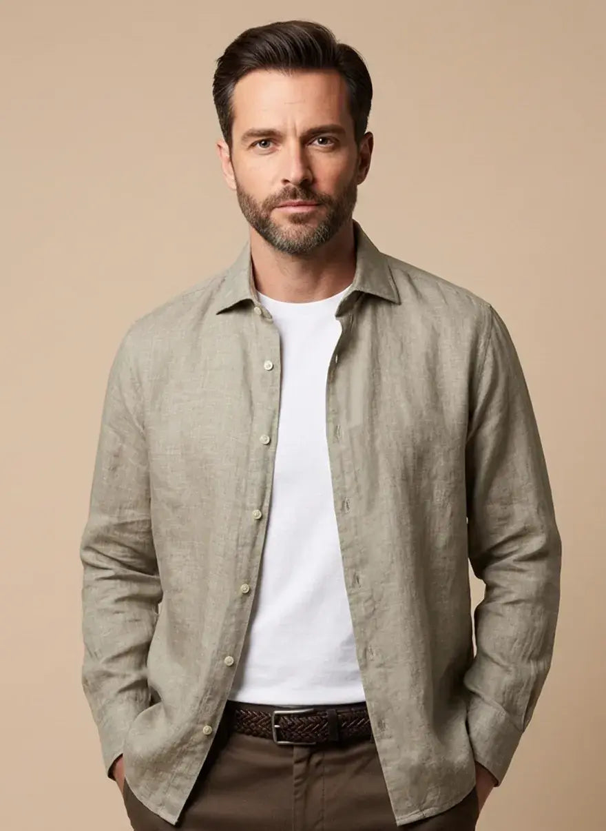 CAMICIA 100%LINO