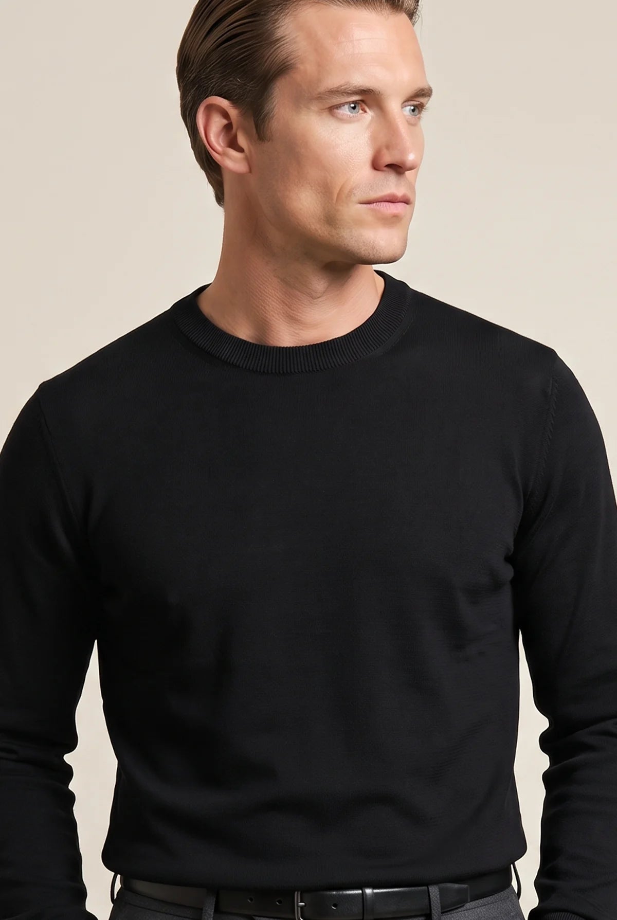 MAGLIA GIROCOLLO IN VISCOSA