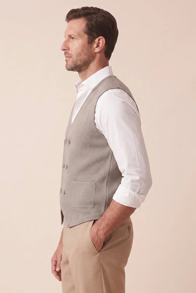 GILET DOPPIOPETTO MICRO OP VISCOSA