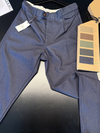 51C4-8278 PANTALONE PINCES EFFETTO DENIM