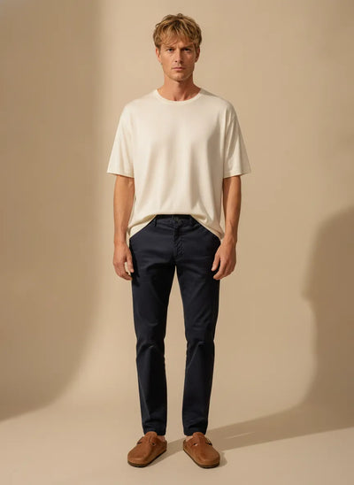 PANTALONE SLIM GABARDINA