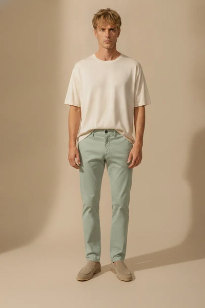 PANTALONE SLIM GABARDINA
