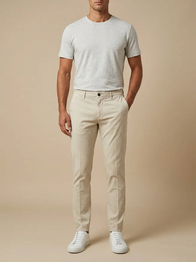 PANTALONE SLIM GABARDINA