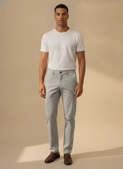 PANTALONE SLIM GABARDINA
