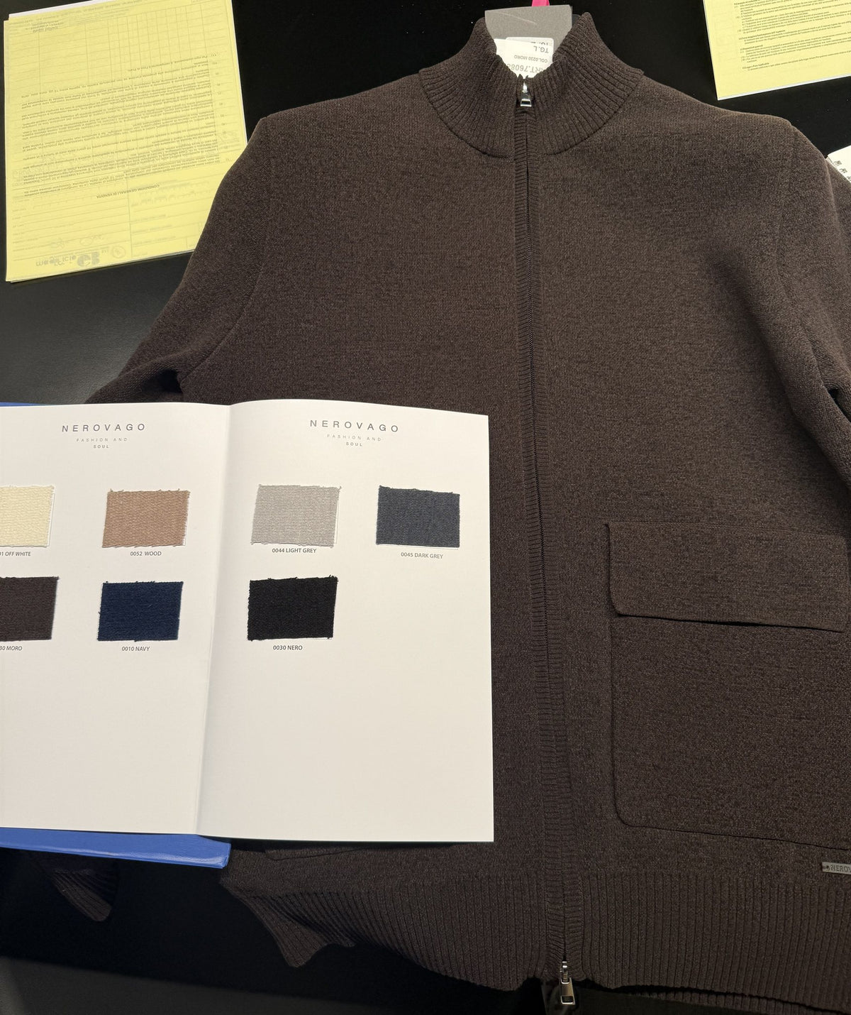 760886 MAGLIA GIACCA ZIP CINIGLIA
