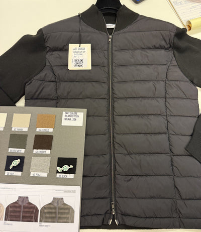 6009226 MAGLIA GIACCA TRAPUNT+MAGLIA DOPPIO FILO