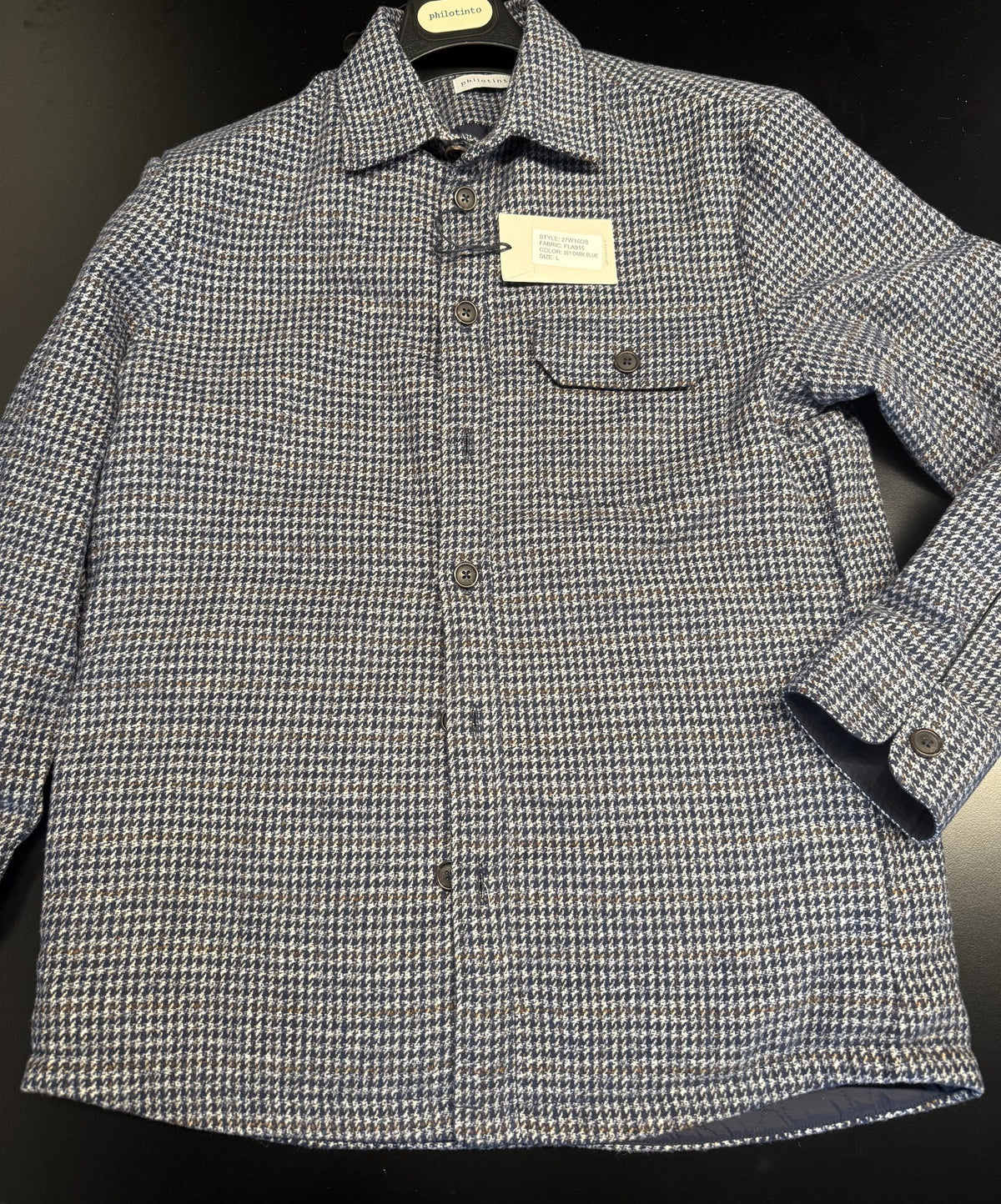 16OS-FLA915 GIACCA OVERSHIRT VICHY