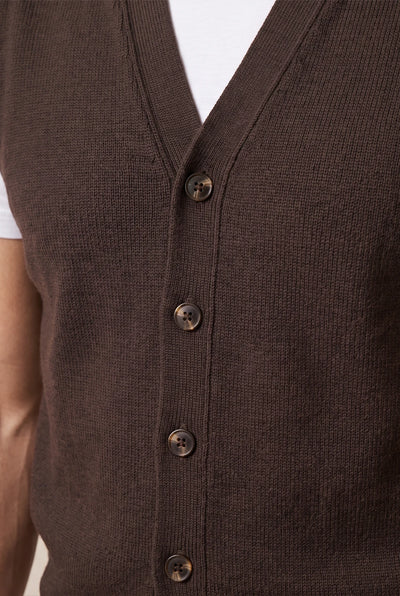 Gilet Cardigan in Maglia di Viscosa