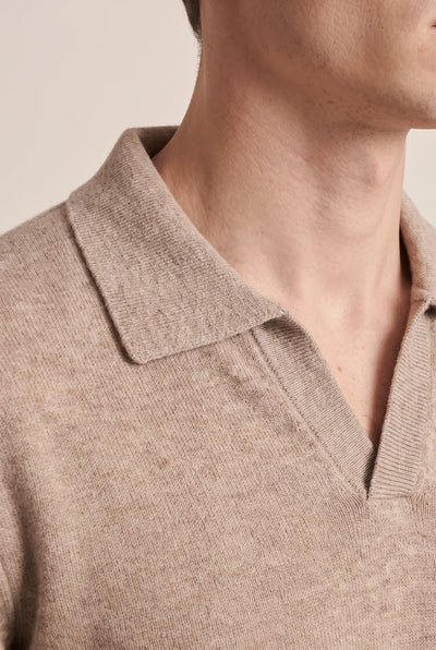 Maglia Polo Derby in Misto Cashmere