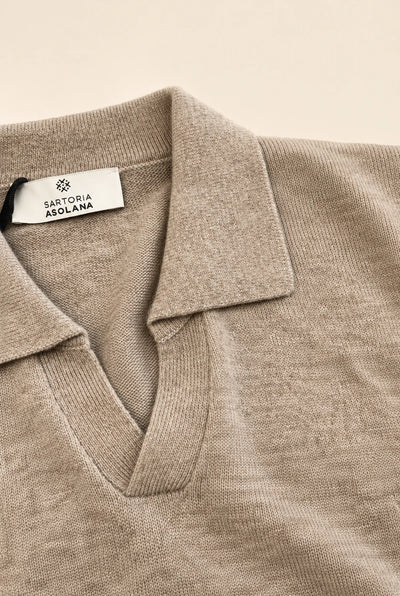 Maglia Polo Derby in Misto Cashmere