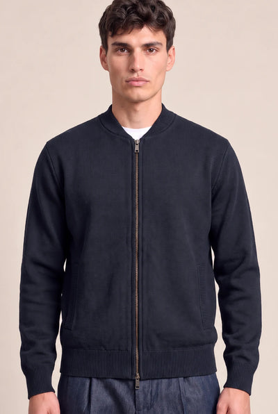 MAGLIA BOMBER DOPPIO FILO