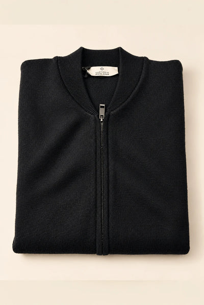 MAGLIA BOMBER DOPPIO FILO