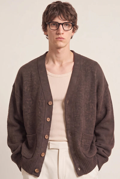MAGLIA OVER CARDIGAN INFELTRITO
