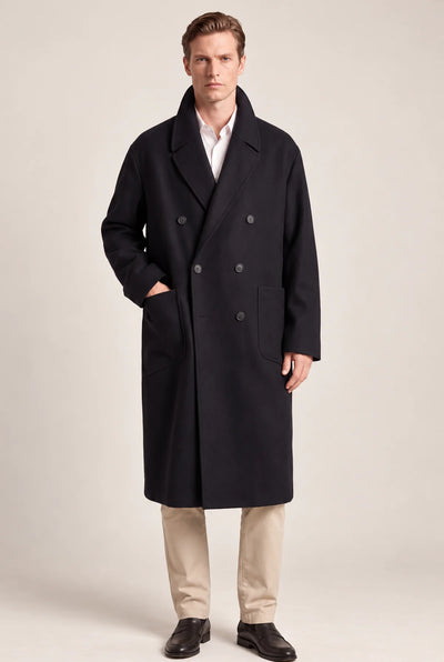 CAPPOTTO OVER DOPPIOPETTO TASCA SBIEGO