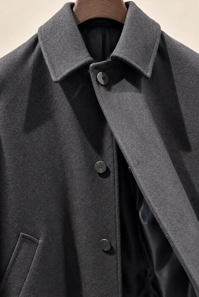 CAPPOTTO COLLO CAMICIA MANICA RAGLAN