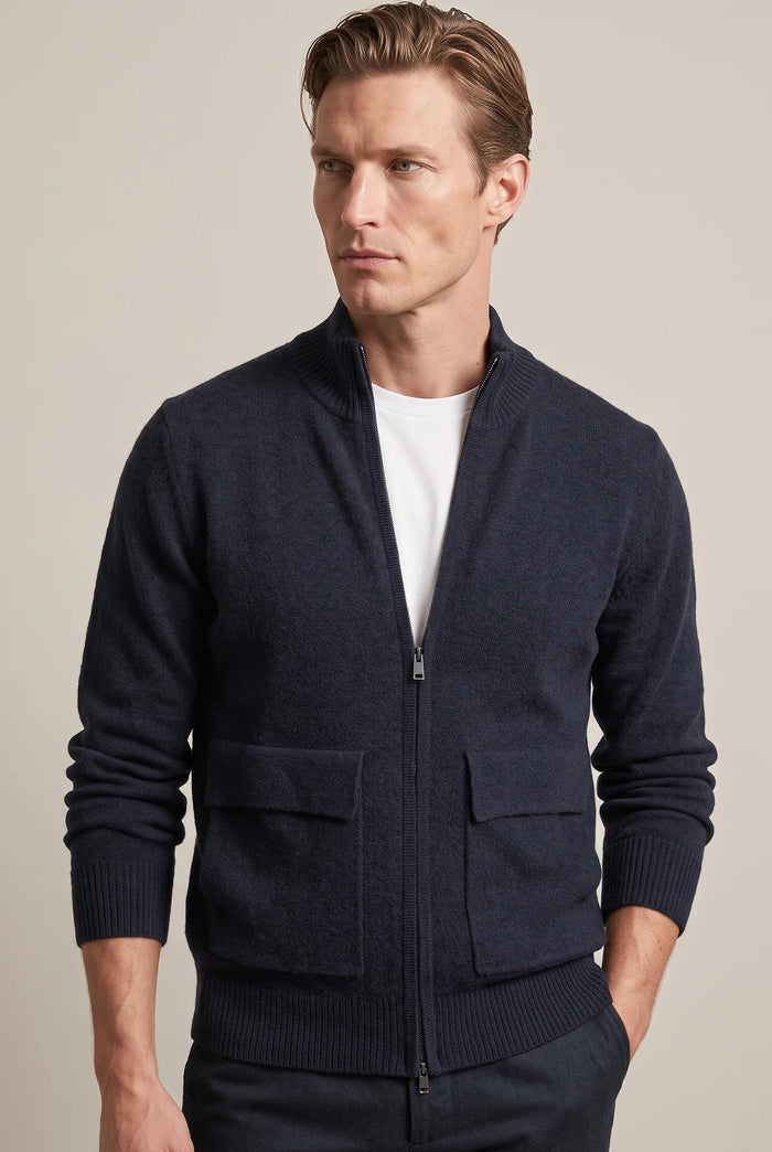 MAGLIA GIACCA ZIP CINIGLIA