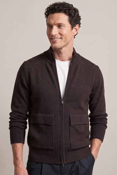 MAGLIA GIACCA ZIP CINIGLIA