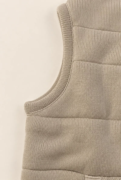 GILET MAGLIA TRAPUNTATO