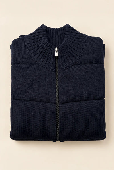 GILET MAGLIA TRAPUNTATO