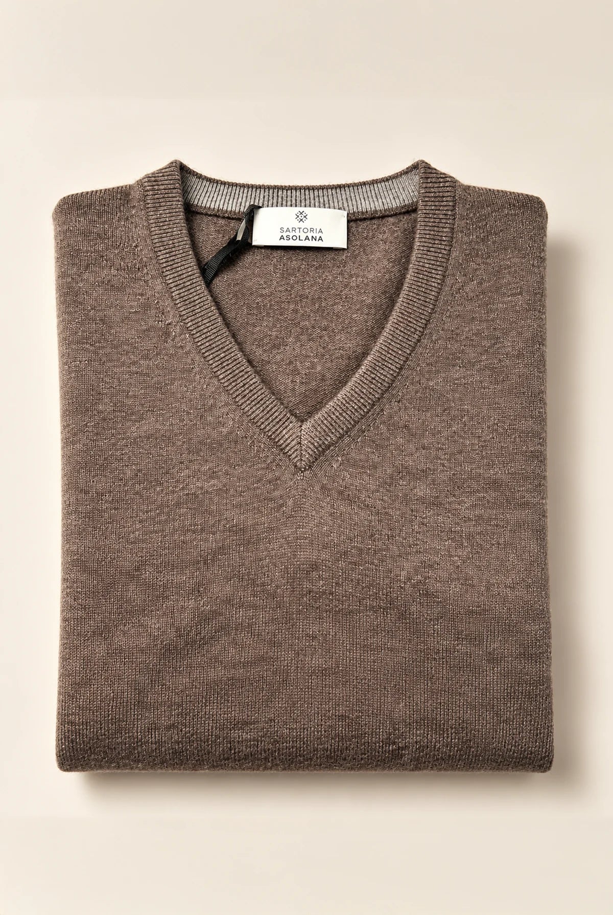 MAGLIA CON SCOLLO A V IN CASHMERE, LANA, SETA E MODAL