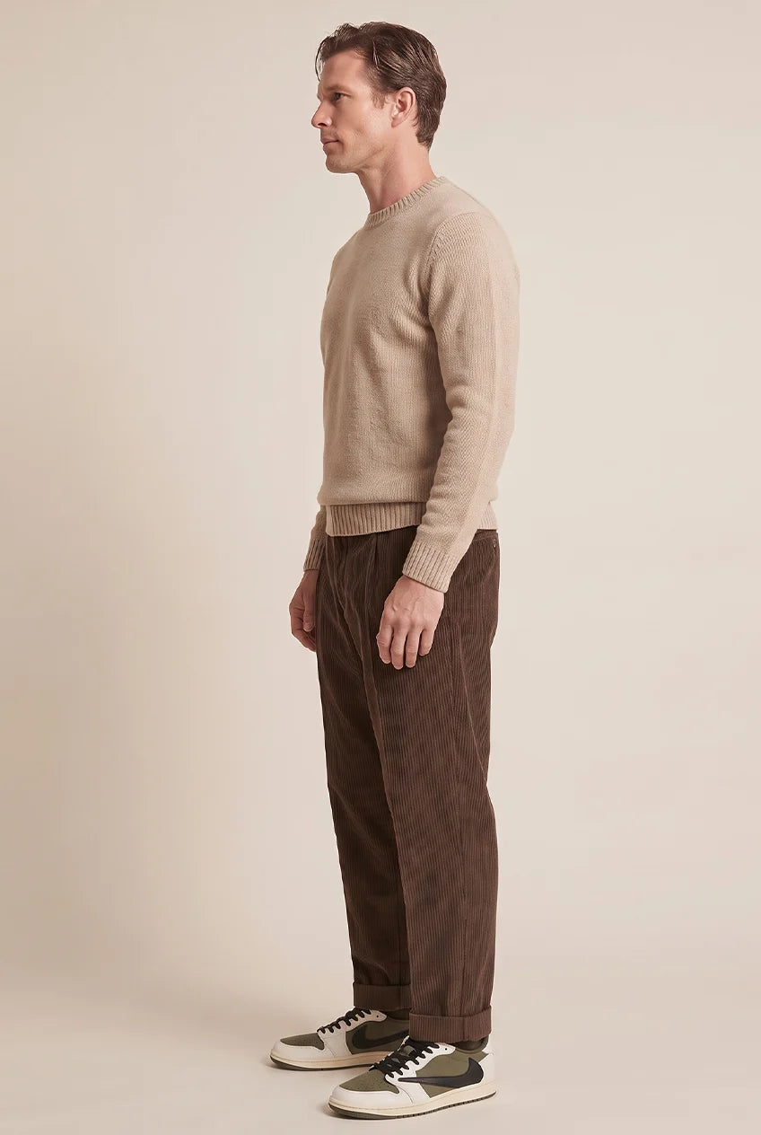 PANTALONE 1 PINCE VELLUTO ROCCIATORE