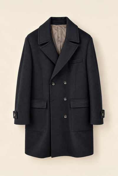 CAPPOTTO DOPPIOPETTO CON TASCHE A TOPPA