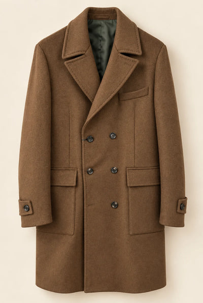CAPPOTTO DOPPIOPETTO CON TASCHE A TOPPA