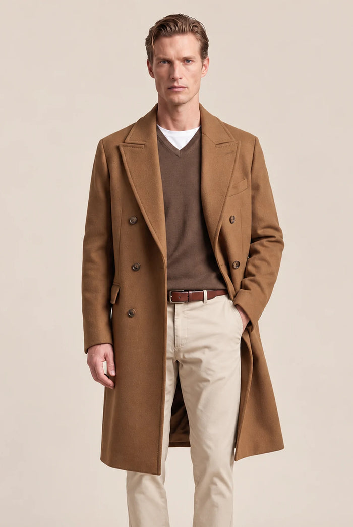 CAPPOTTO DOPPIOPETTO CON TASCHE A TOPPA