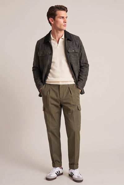 GIACCA OVERSHIRT GALLES COLLO VELLUTO