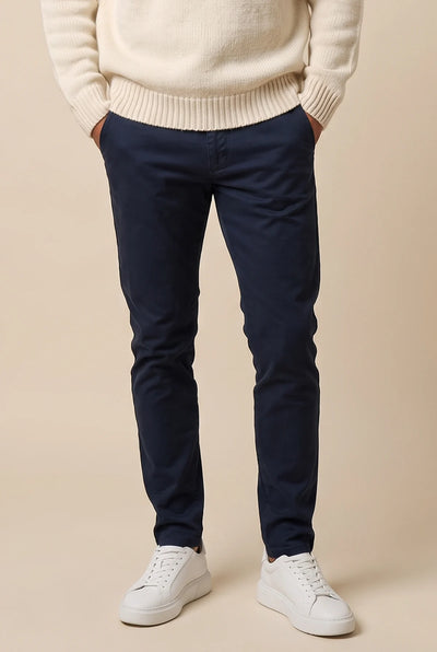 PANTALONE SLIM GABARDINA