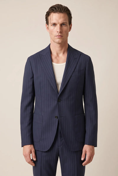 CARDUCCI-ABS111/R ABITO JERSEY GESSATO