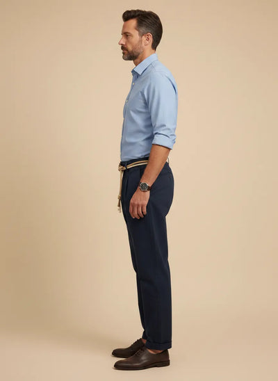 Pantalone in Tela Vela di Cotone