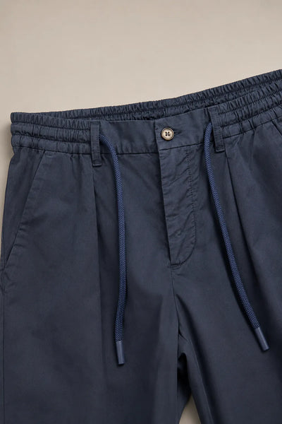 Pantalone Carrot Fit in Gabardina con Coulisse