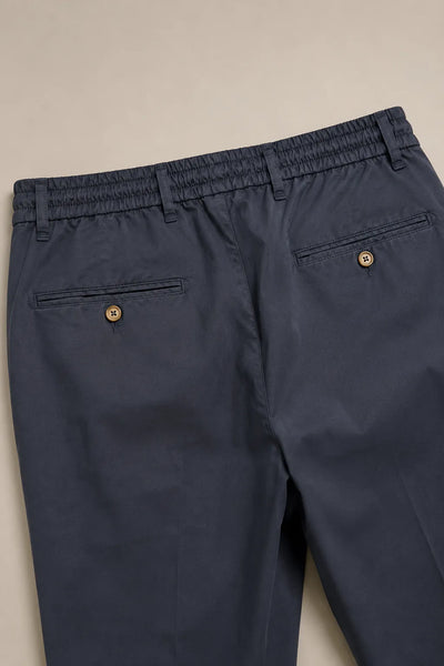 Pantalone Carrot Fit in Gabardina con Coulisse