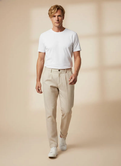 PANTALONE COT/LINO RESCA