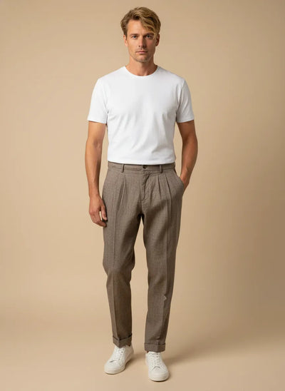 PANTALONE COT/LINO RESCA