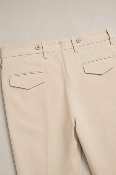 PANTALONE PINCES RASO COTONE PALINURO