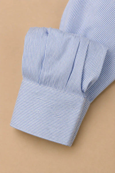 CAMICIA MODERN FIT RIGA SOTTILE IN COTONE