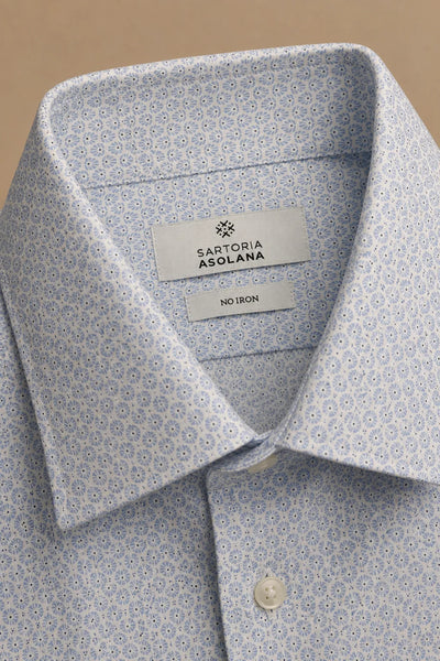 CAMICIA MODERN NO STIRO STAMPA FANTASIA