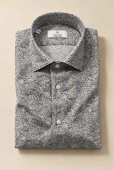 CAMICIA MODERN FIT CON STAMPA FANTASIA