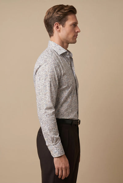 CAMICIA MODERN FIT CON STAMPA FANTASIA
