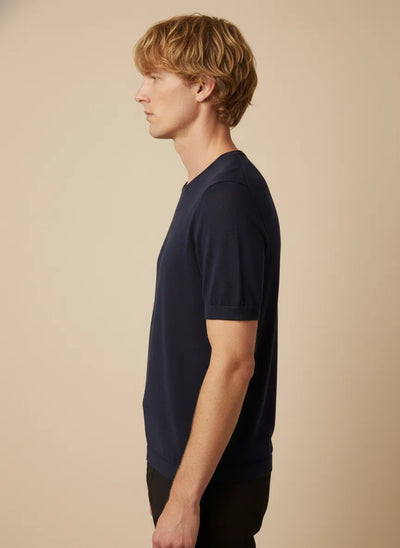 MAGLIA MEZZA MANICA IN MISTO LINO UNITA